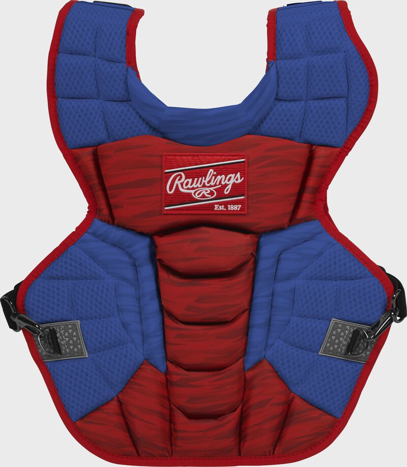 Front view of Rawlings Velo 2.0 Chest Protector | Meets NOCSAE - SKU: CPV2N loading=