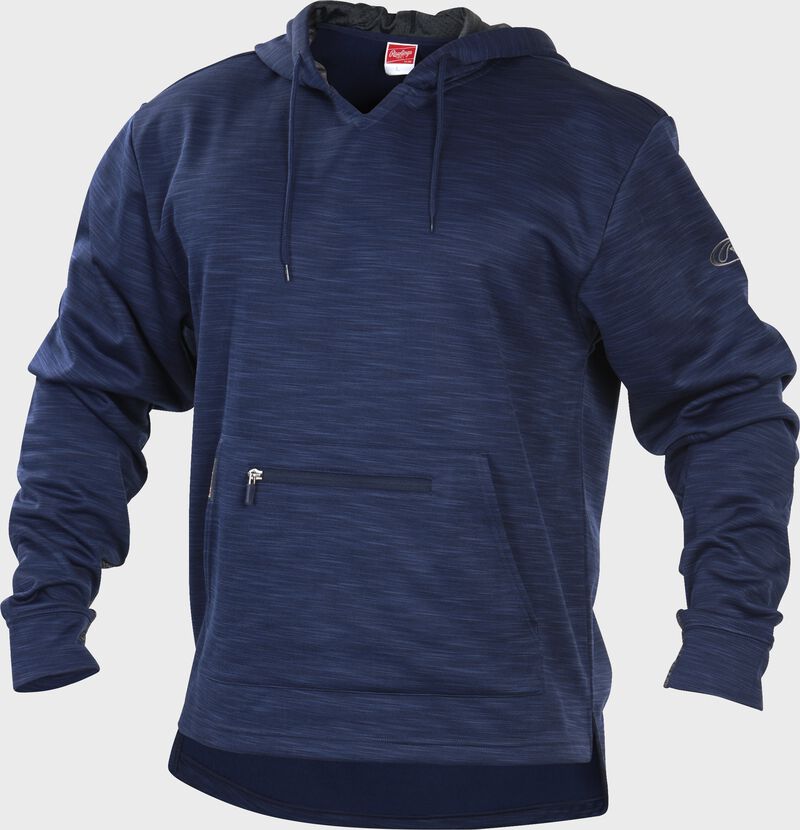 PFH2 Navy Rawlings performance fleece hoodie loading=
