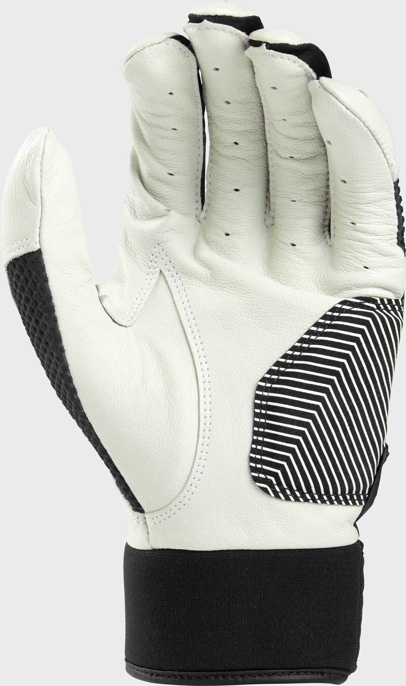 White palm of a black 2022 Workhorse batting glove - SKU: WH22BG-B loading=