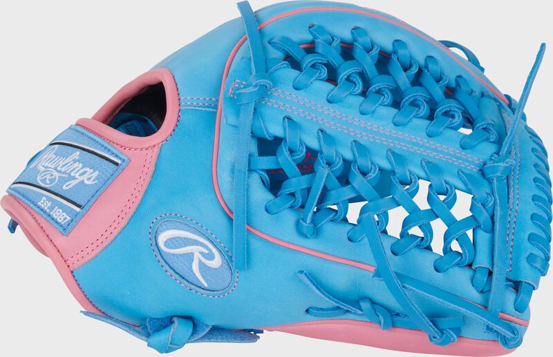 Thumb of a Columbia blue Heart of the Hide 12.75-Inch Modified Trap-Eze Web Glove