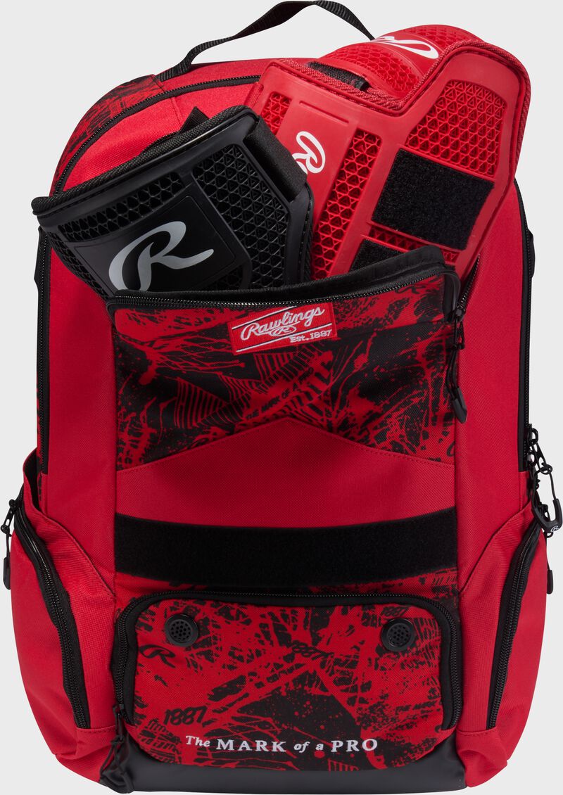 Rawlings Gamer Series Backpack, Scarlet