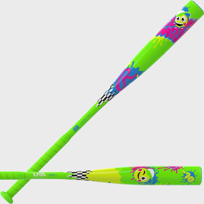 2027 Rawlings Glow Mojis USA Baseball Bat, -10, 27 in