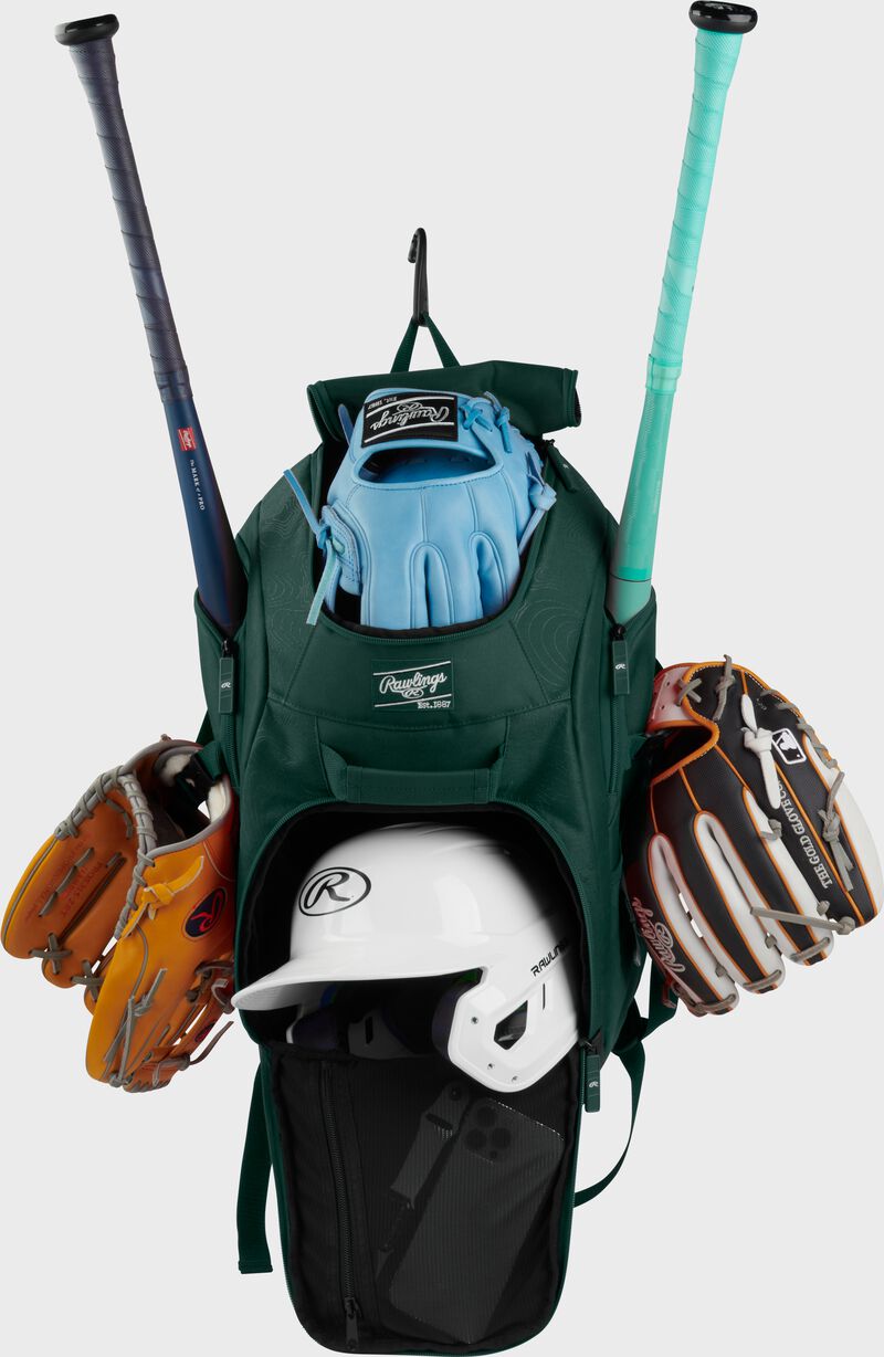 Franchise 2 Players Backpack, Dark Green