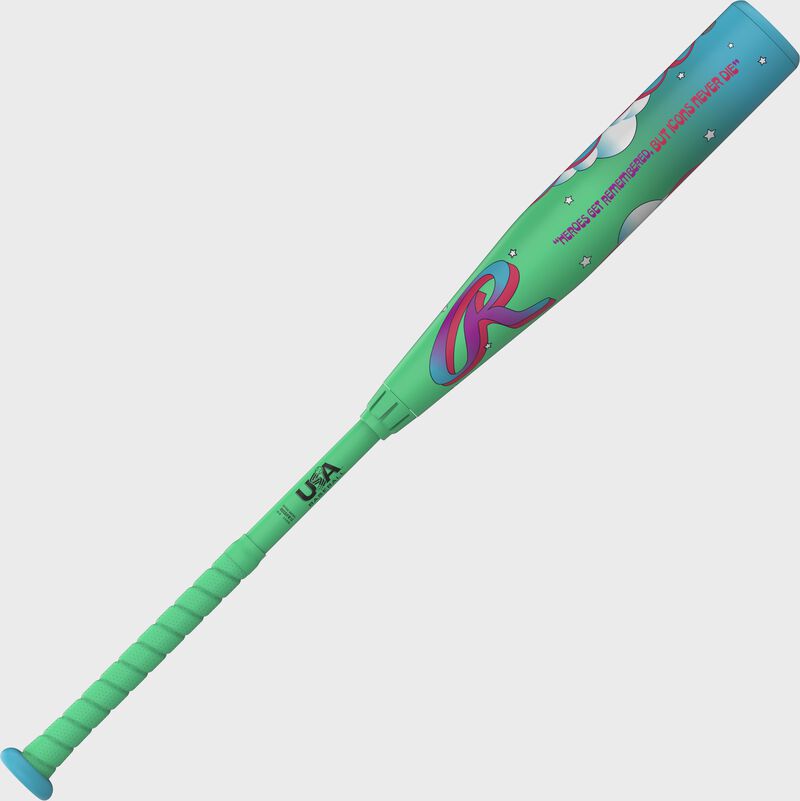 Rawlings Icon Fest Mint USA Baseball Bat, -10, 27 in