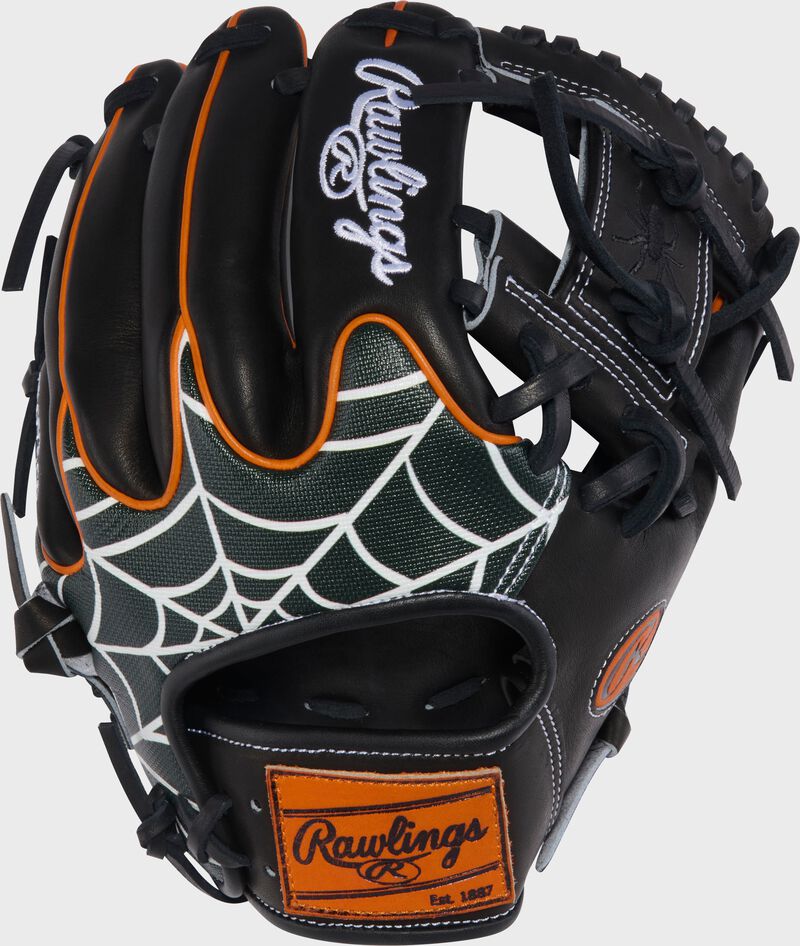 Rawlings Halloween Heart of the Hide 11.5-Inch Infield Glove, Right Hand Throw