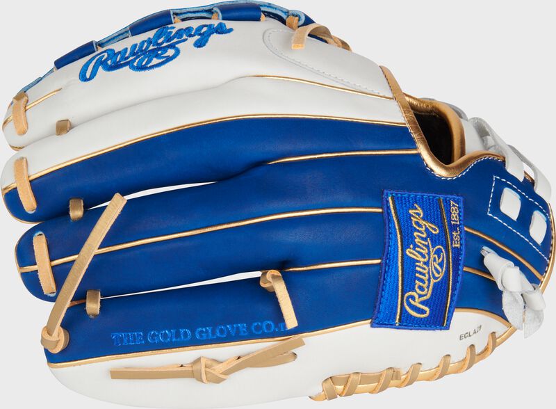 Liberty Advanced Color Series 12 in Fastpitch Glove, White/Royal, Right loading=