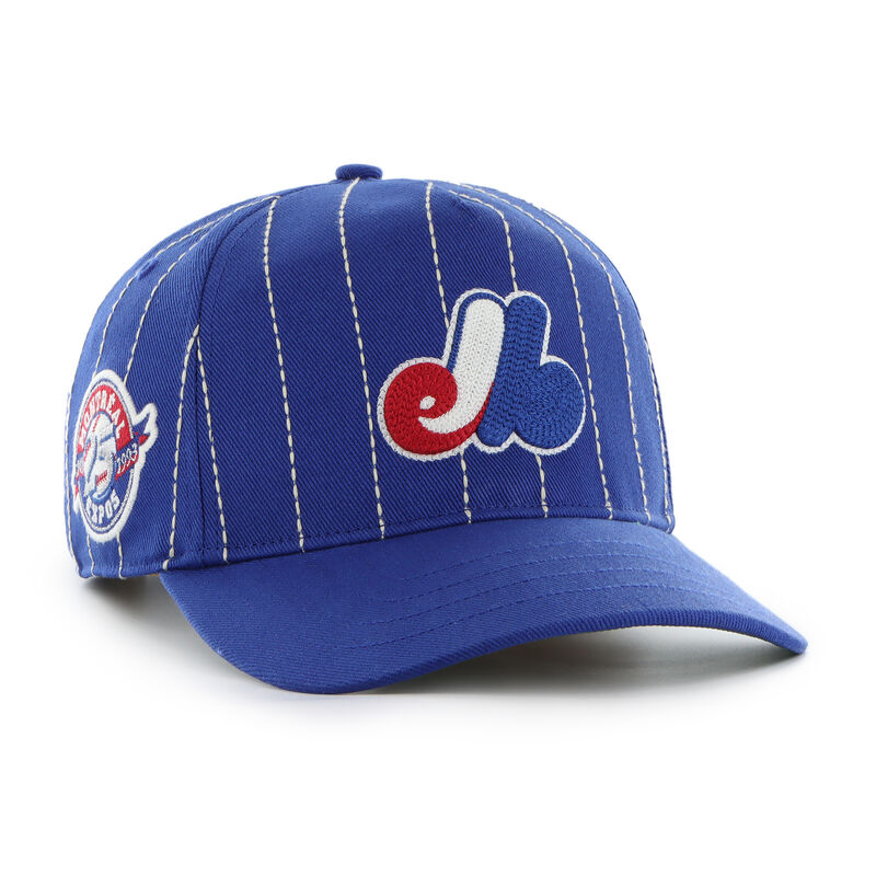 Montreal Expos Cooperstown Rawlings '47 Brand Pinstripe Hitch Hat
