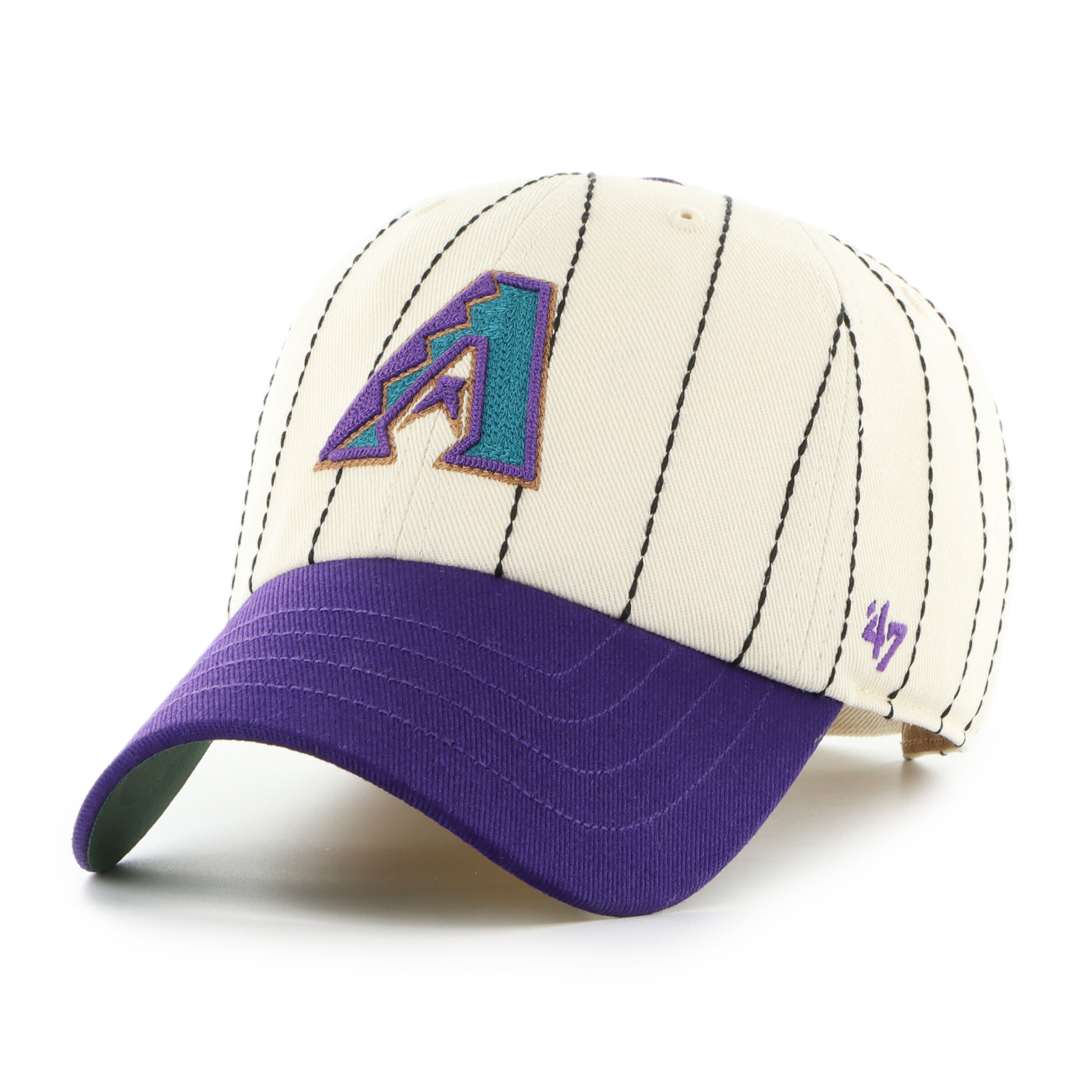 Arizona Diamondbacks Rawlings '47 Brand Pinstripe Clean Up Hat