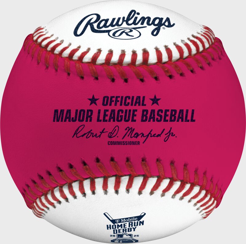 A white/pink MLB 2025 Home Run Derby Money Baseball