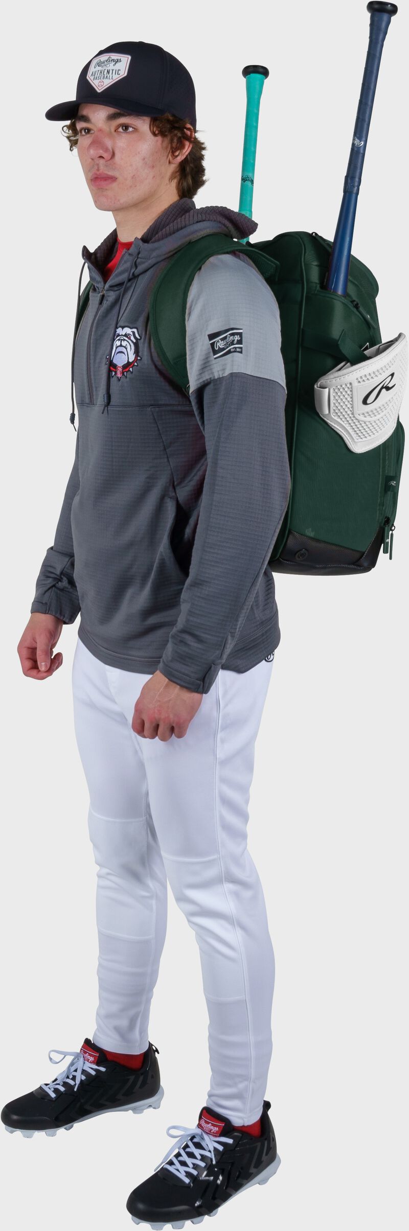 Franchise 2 Players Backpack, Dark Green