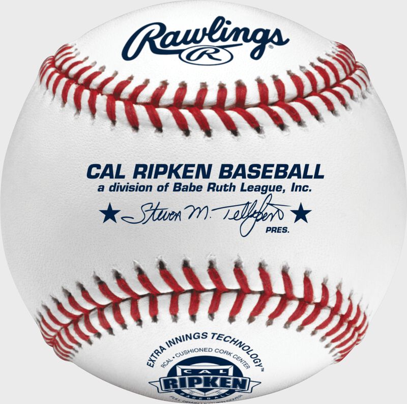 RCAL Cal Ripken youth tournament grade baseball with raised seams