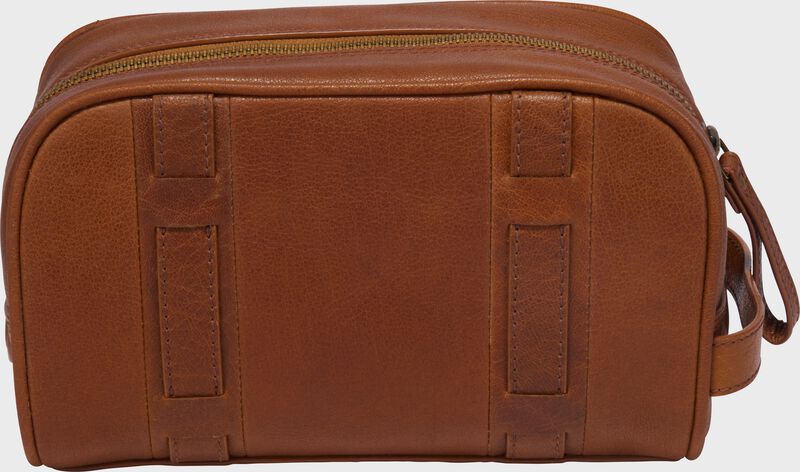 Alternate side of a tan Rawlings Home Run travel kit loading=