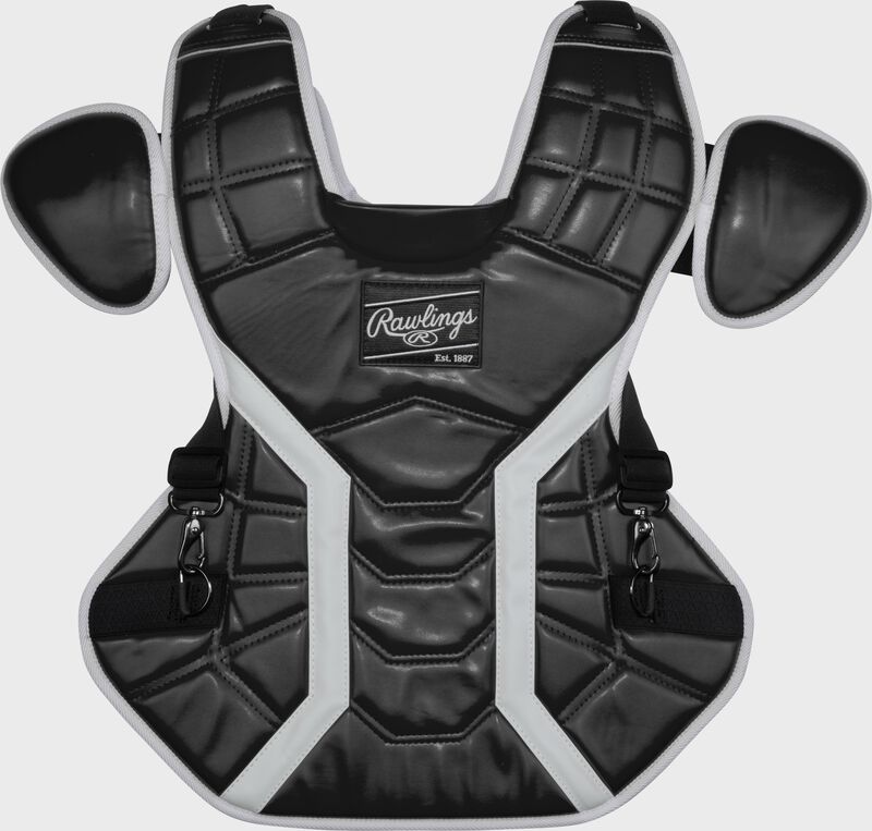 A black Mach Pro Series chest protector