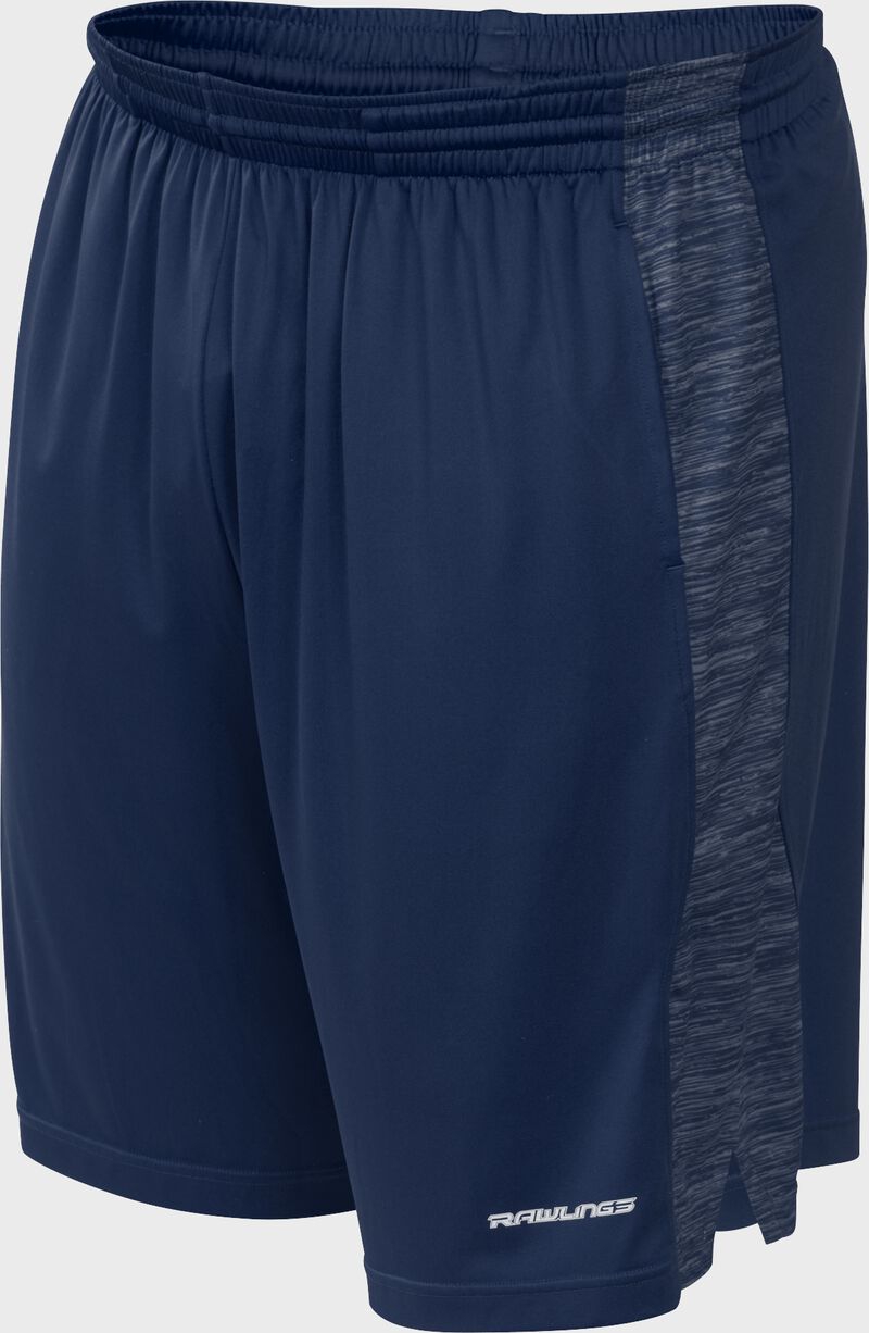 Front of Rawlings Navy Adult Launch Training Shorts - SKU #LS9 loading=