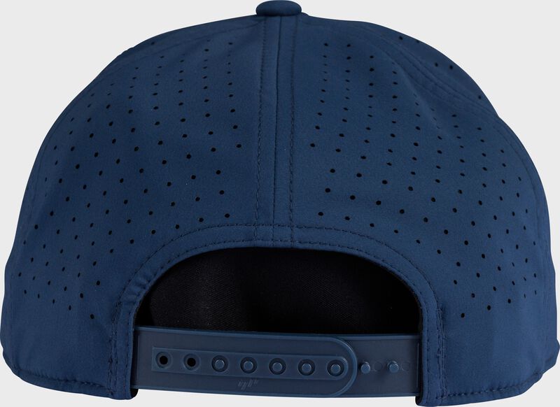 Rawlings Home Plate Performance Flat Bill Snapback Hat, Navy