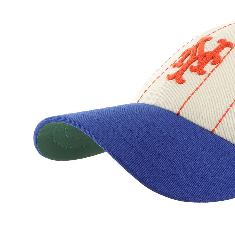 New York Mets Rawlings '47 Brand Pinstripe Clean Up Hat