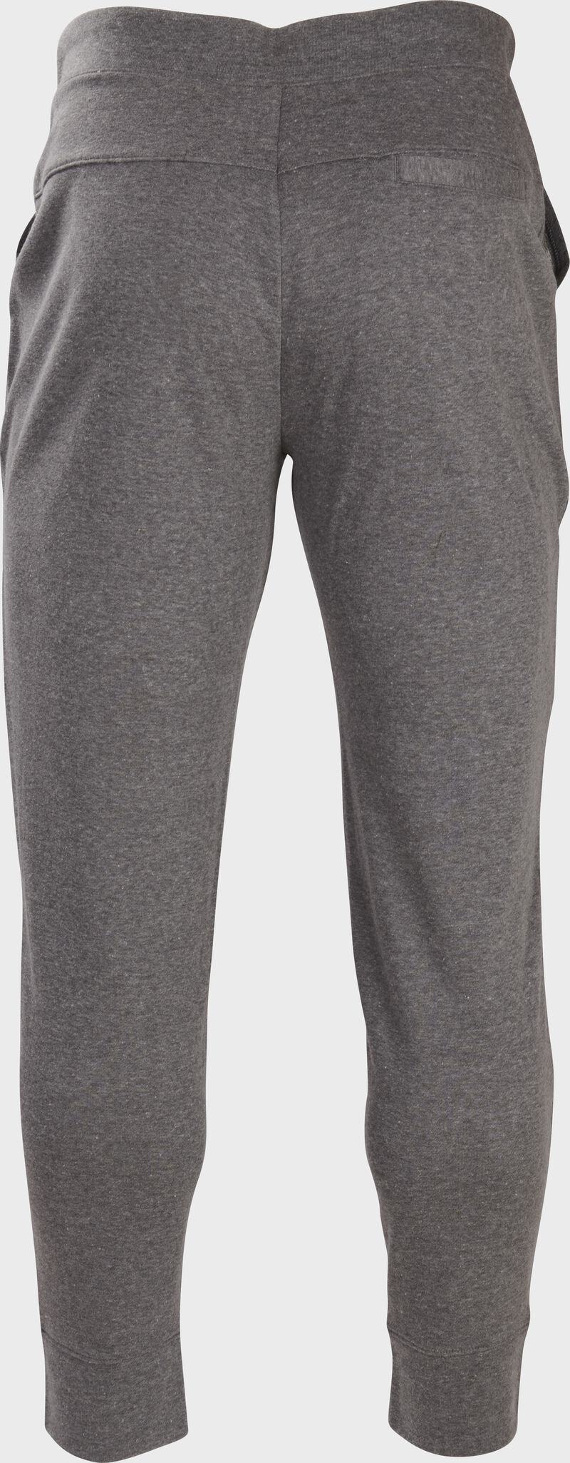 Back of gray Rawlings men's joggers - SKU: RSGJG-G loading=
