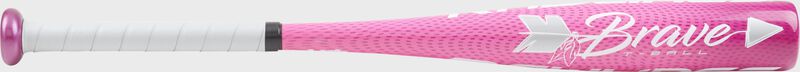 A pink youth Brave t-ball bat - SKU: TBBR12
