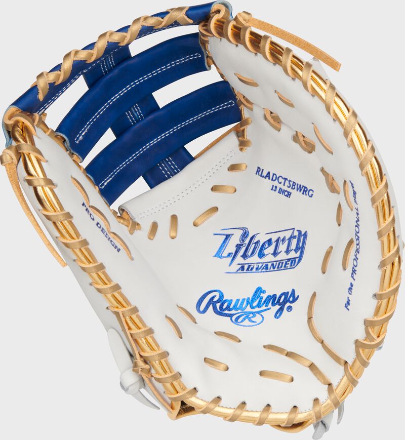 Liberty Advanced Color Series 13 in 1st Base Mitt, White/Royal, Left loading=