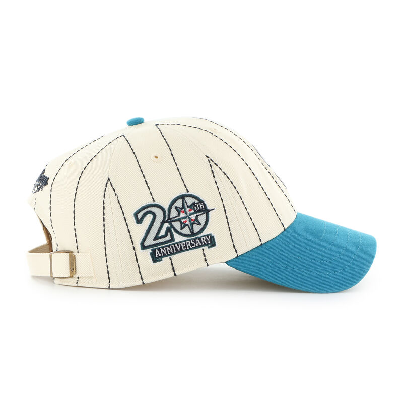 Seattle Mariners Rawlings '47 Brand Pinstripe Clean Up Hat