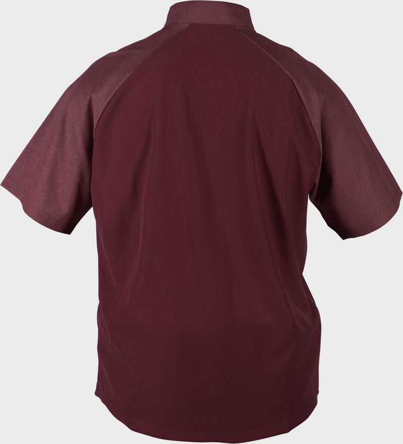 Back of a maroon ColorSync cage jacket - SKU: CSSSJ2-MA