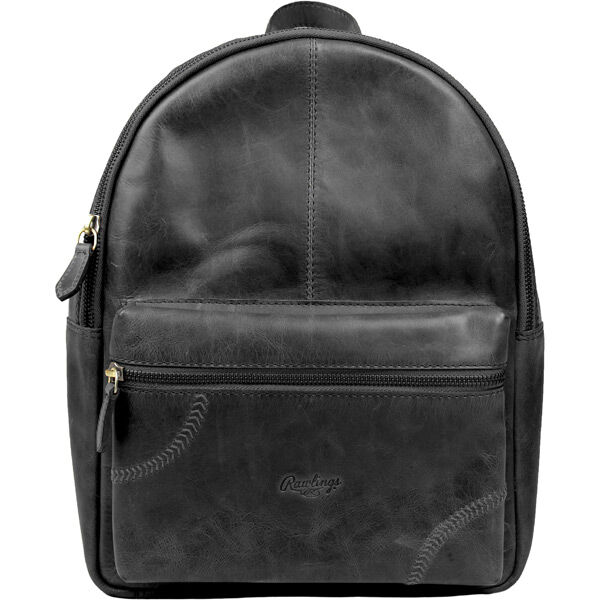 Women's Baseball Stitch Mini Backpack | Black