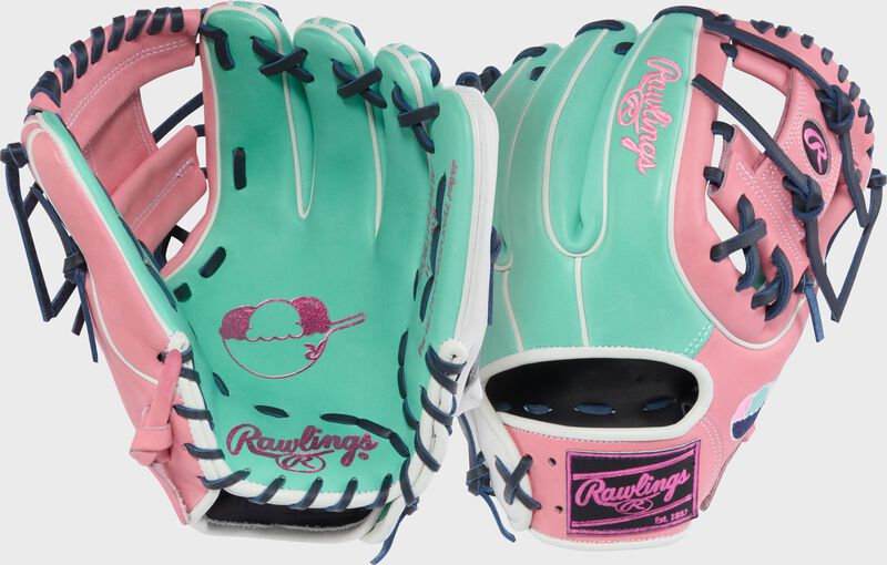 Rawlings Ice Cream Bowl Heart of the Hide 11.5 in Infield Glove, Right Hand Throw