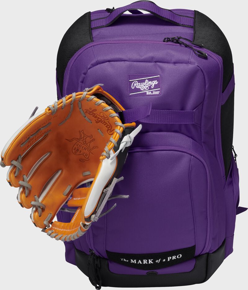Rawlings Journey Players Backpack, Purple