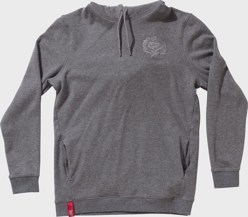Rawlings x The Normal Brand Puremeso Fleece Hoodie, Athletic Grey, Adult 3XL