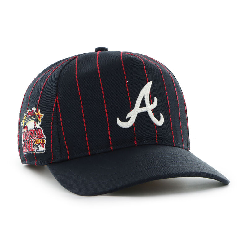 Atlanta Braves Rawlings '47 Brand Pinstripe Hitch Hat