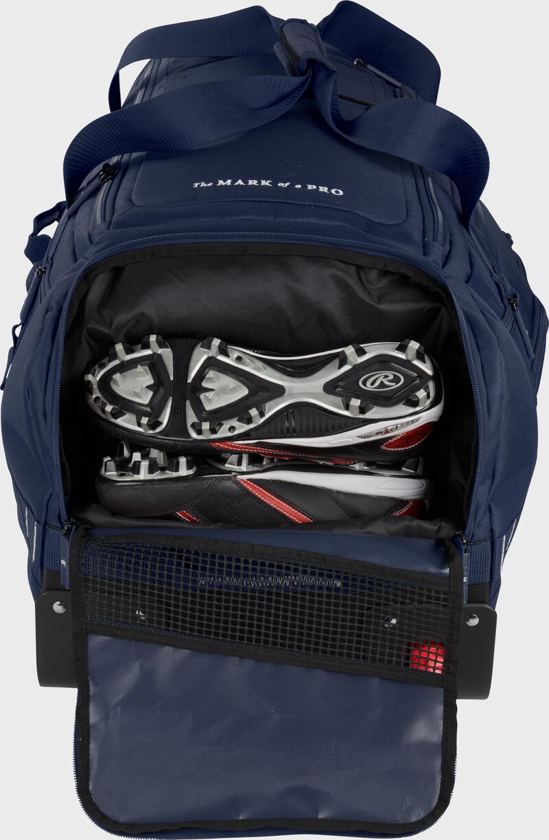Yadi 2 Wheeled Equipment Bag, Navy