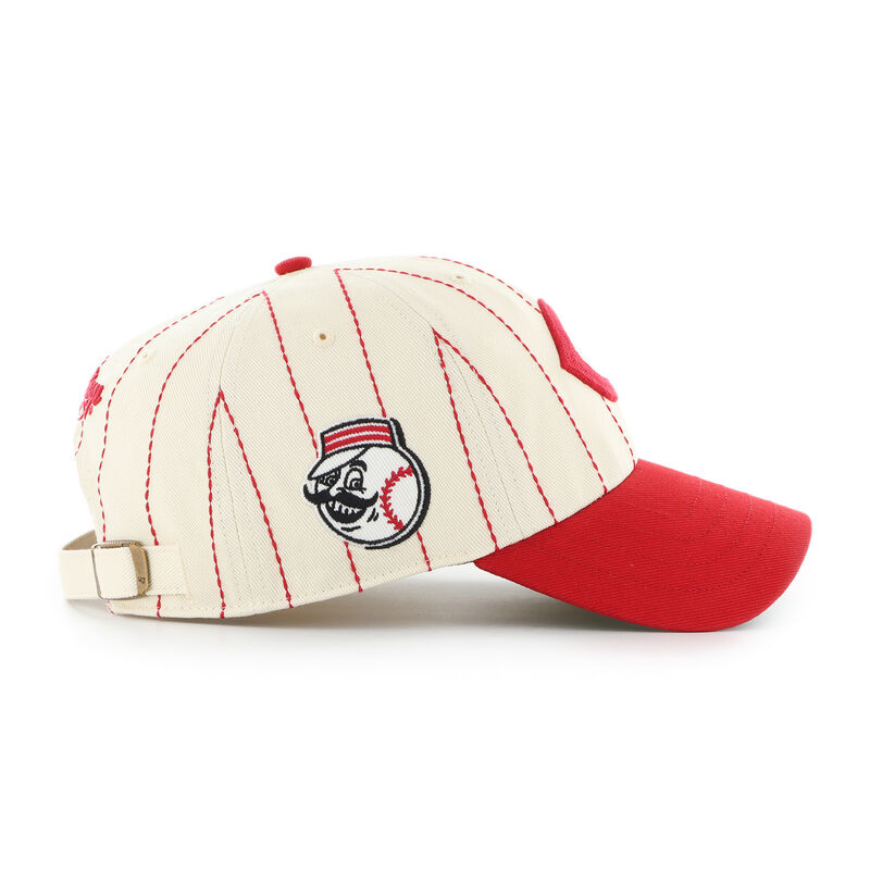 Cincinnati Reds Rawlings '47 Brand Pinstripe Clean Up Hat