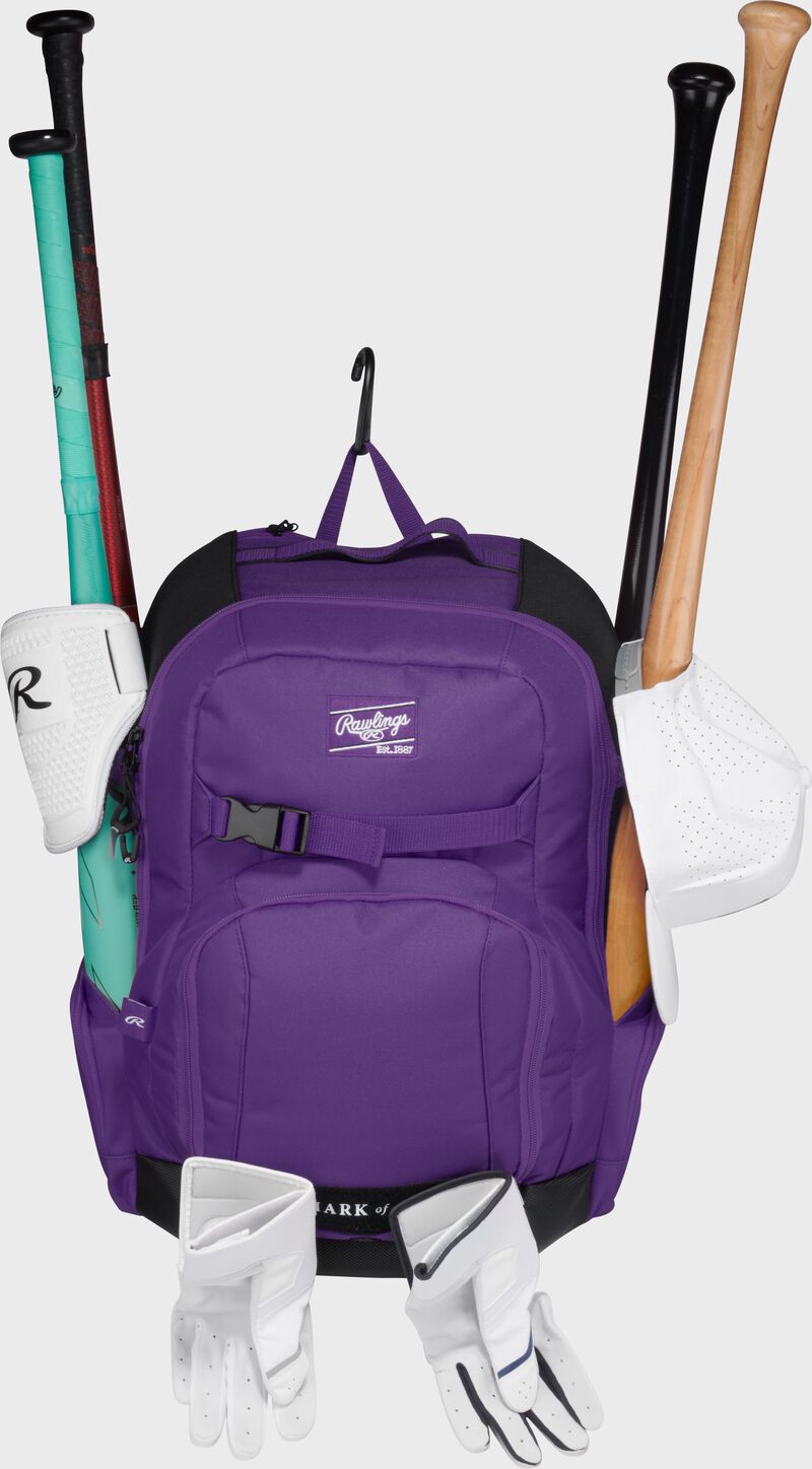 Rawlings Journey Players Backpack, Purple
