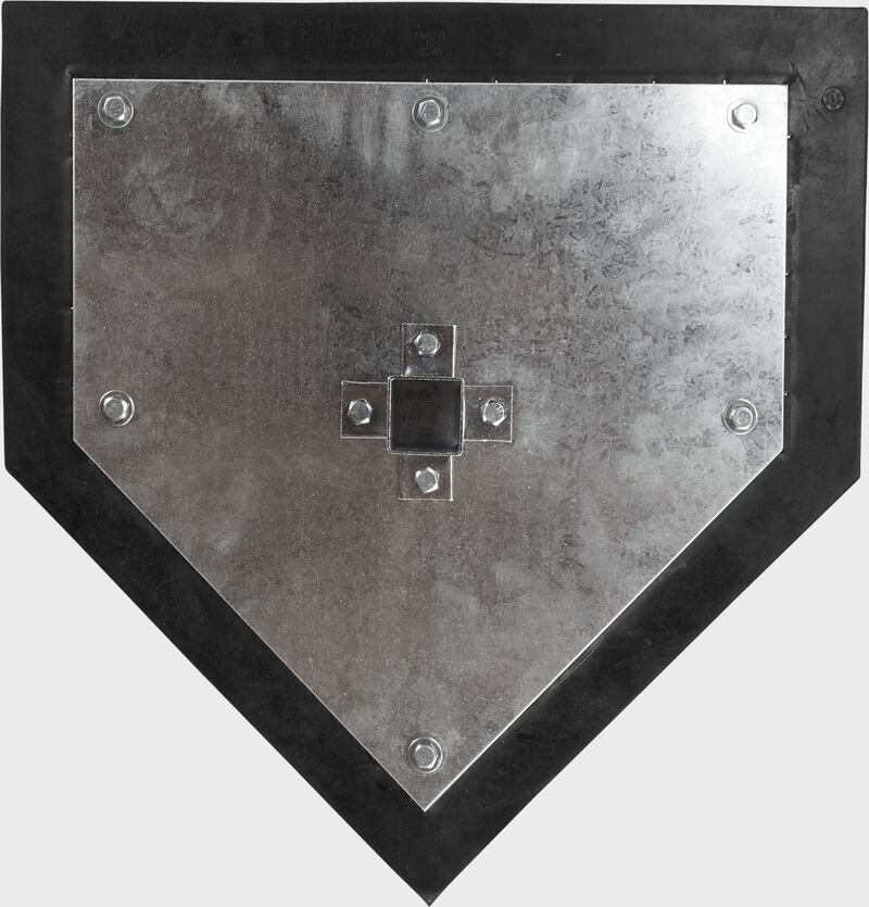Steel stanchion bottom of a pro style home plate - SKU: 12807200