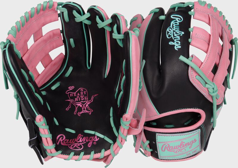 12.25-inch Rawlings Heart of the Hide ColorSync 9.0 Outfield Glove
