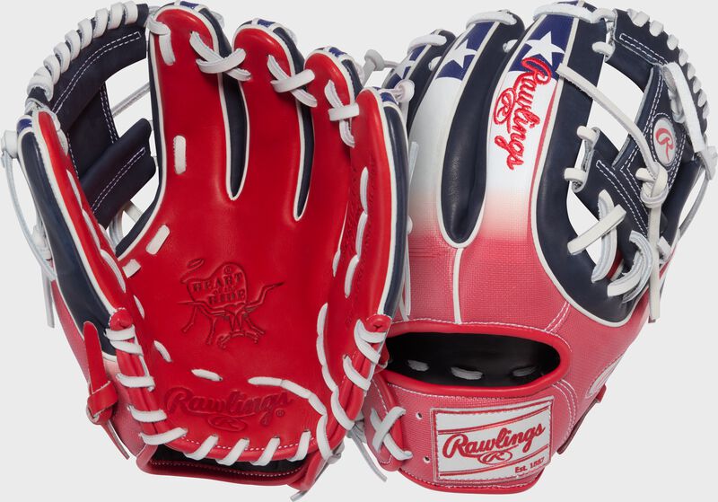 Rawlings Heart of the Hide Americana 11.5 in Infield Glove, Right Hand Throw