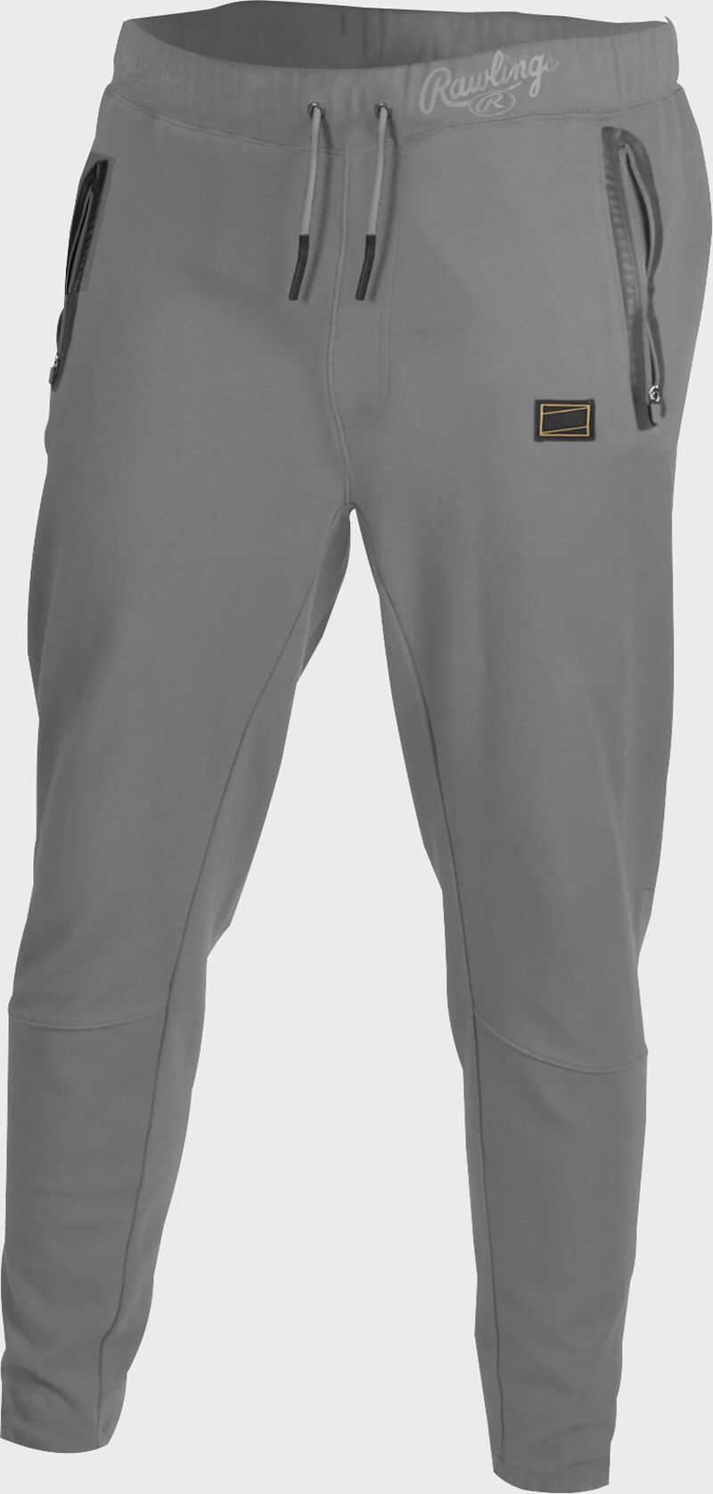 Gray Gold Collection jogger style pants with gray draw strings - SKU: GCJOG-BG loading=