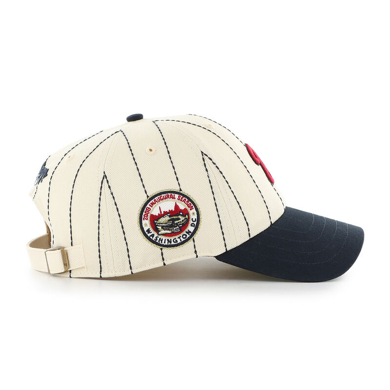 Washington Nationals Rawlings '47 Brand Pinstripe Clean Up Hat