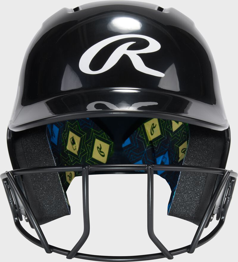 Rawlings CoolFlow Max Batting Helmet With Face Guard, Black, M/L