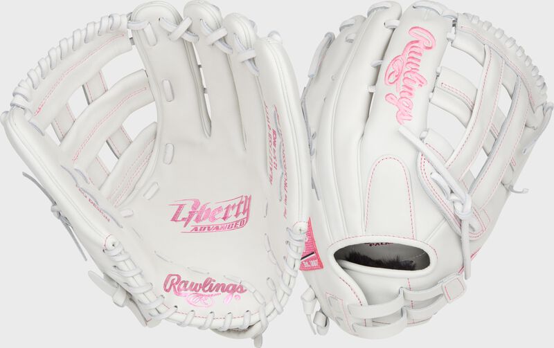Liberty Advanced Color Series 12.75 in Outfield Glove, White/Pink, Left