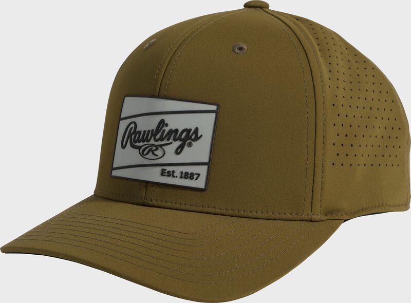 Rawlings Performance Snapback Hat, Military Green