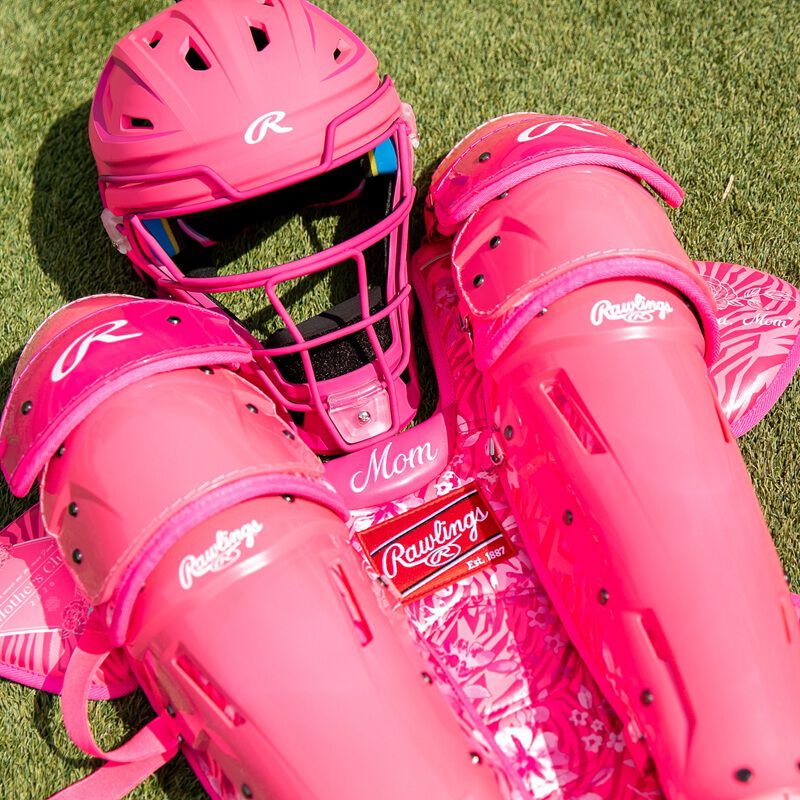 Rawlings Mother's Day Mach Pro Series Catcher's Set, Large