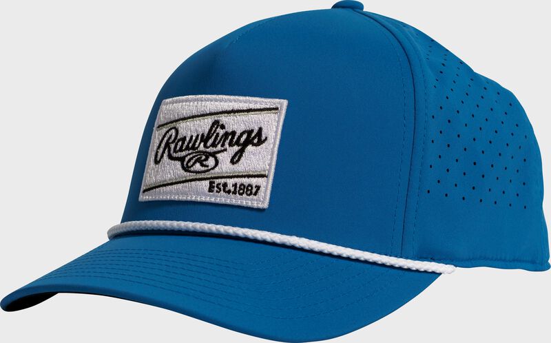 Rawlings Dusty Blue Rope Patch Hat