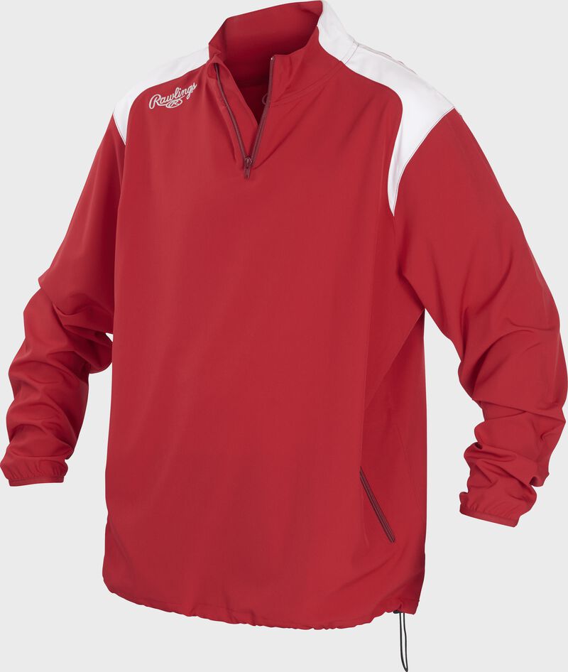 Rawlings Long Sleeve Quarter-Zip Jacket loading=