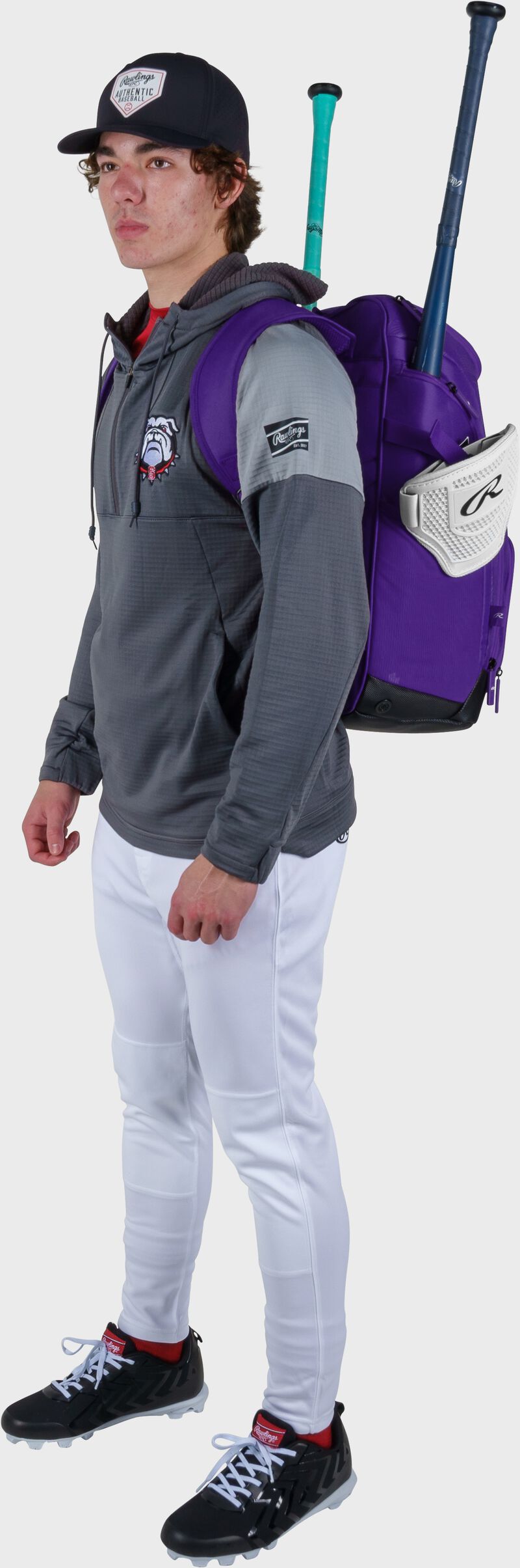 Franchise 2 Players Backpack, Purple