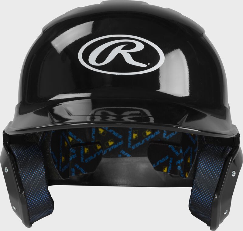 Front view of Rawlings Mach Gloss Batting Helmet - SKU: MCH01A