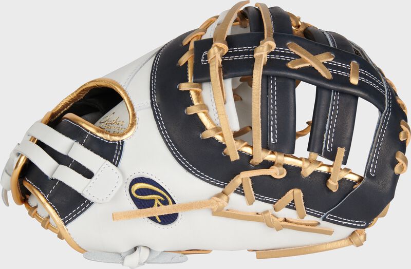 Liberty Advanced Color Series 13 in 1st Base Mitt, White/Navy, Left loading=