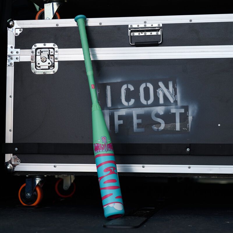 Rawlings Icon Fest Mint USA Baseball Bat, -10, 27 in