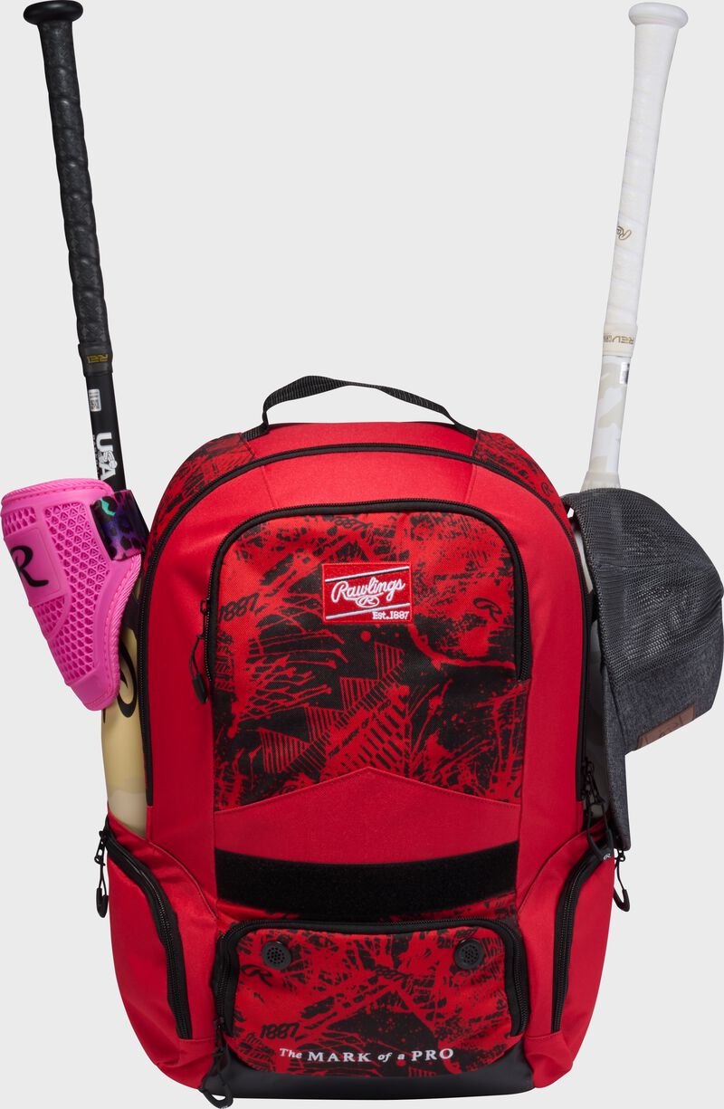 Rawlings Gamer Series Backpack, Scarlet