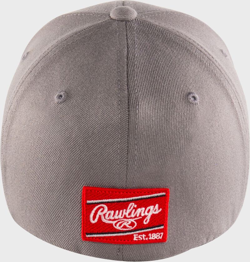 Back view of Rawlings Black Clover Authentic Fitted Hat - SKU: BC0A000071 loading=